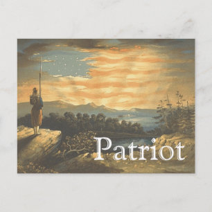 TEE Patriotic Sky Postcard