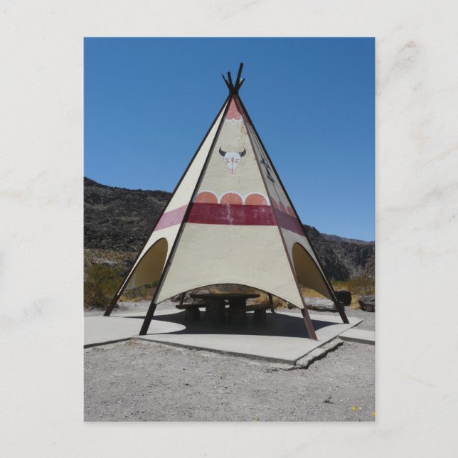 Tee Pee Rest Area/Big Bend State Park, TX Postcard (Front)