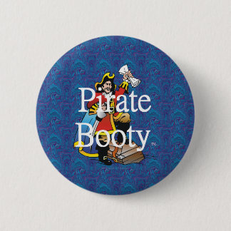 TEE Pirate Booty 2 Inch Round Button