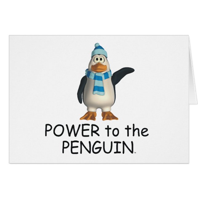 TEE Power to the Penguin (Front Horizontal)
