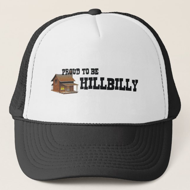 TEE Proud to be Hillbilly Trucker Hat (Front)