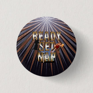 TEE Ready Set Nap 1 Inch Round Button