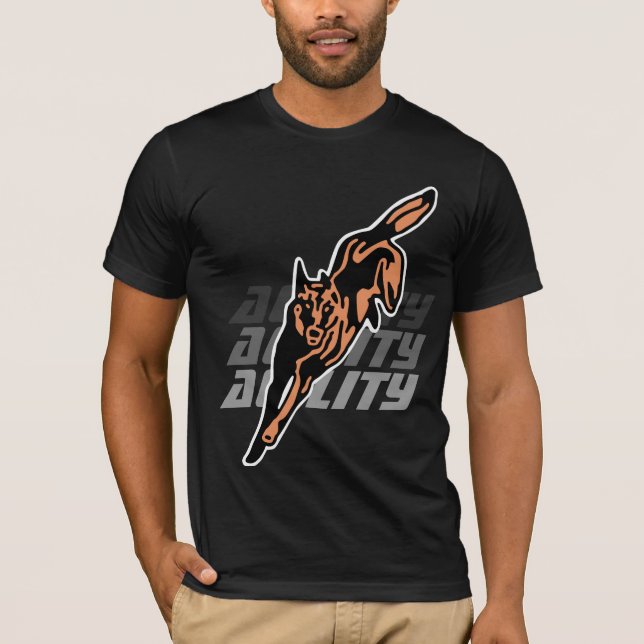 tee-shirt agility malinois T-Shirt (Front)
