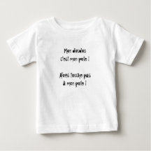 Tee-shirt baby “My security blanket it is my pal”