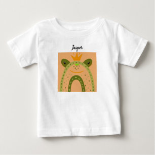 Tee Shirt for Baby Boy with Comical Frog