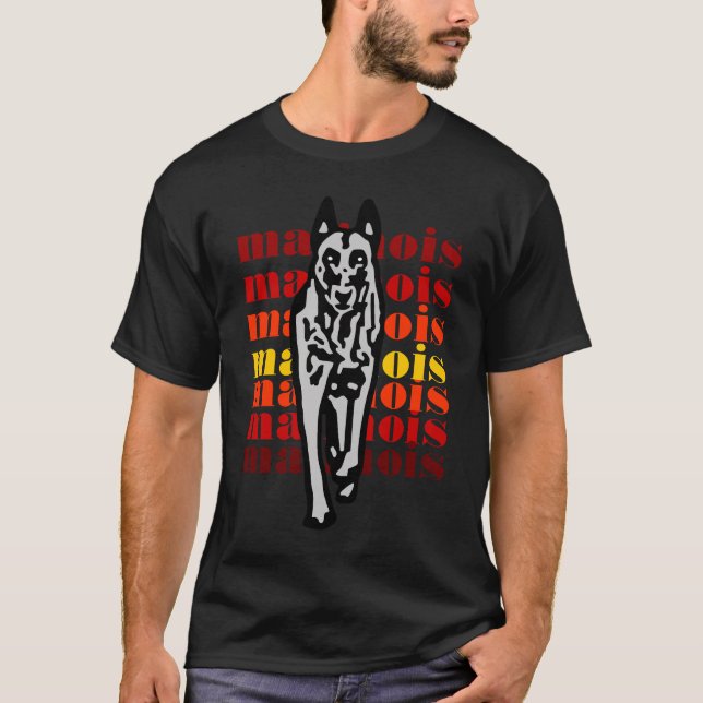 tee-shirt malinois T-Shirt (Front)