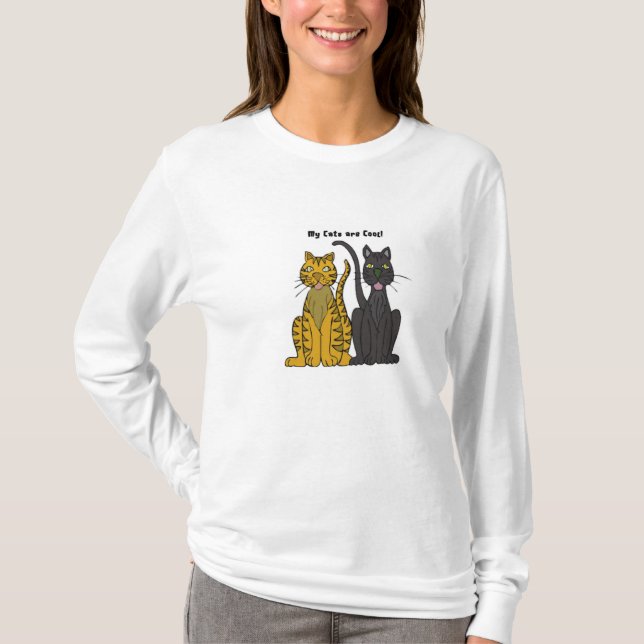 Tee Shirt, My Cats are Cool (Front)