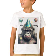 Tee Shirt with Gorilla for Boys