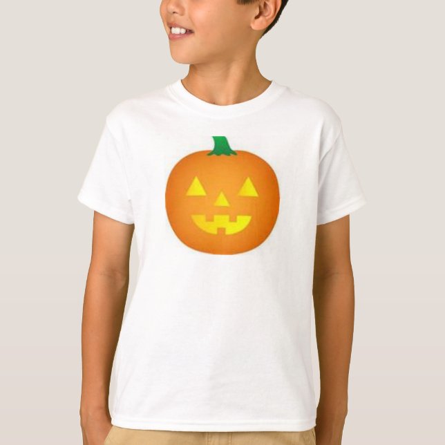 TEE SHIRT  WITH PUMPKIN (Front)