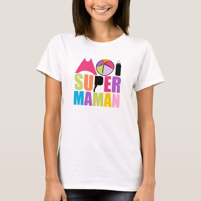 Tee-shirt Woman - Logo Me Super Rose Mom T-Shirt (Front)