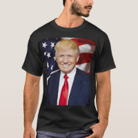 TEE - SHIRTS DE T-SHIRTS PATRIOTIQUES DONALD TRUMP