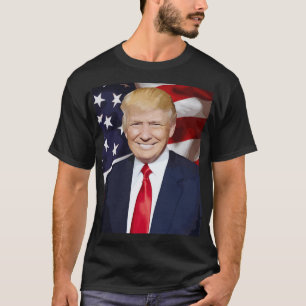TEE - SHIRTS DE T-SHIRTS PATRIOTIQUES DONALD TRUMP