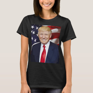 TEE - SHIRTS DE T-SHIRTS PATRIOTIQUES DONALD TRUMP