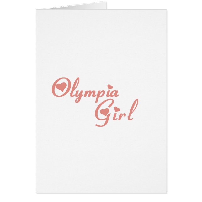 tee - shirts Olympia Girl (Devant)