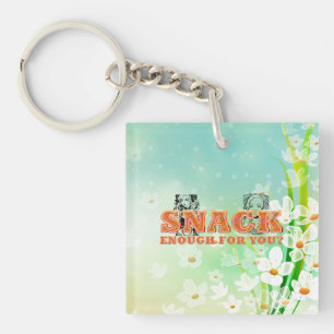 TEE Snack Enough Keychain