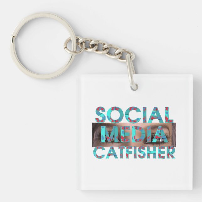 TEE Social Media Catfisher Keychain (Front)