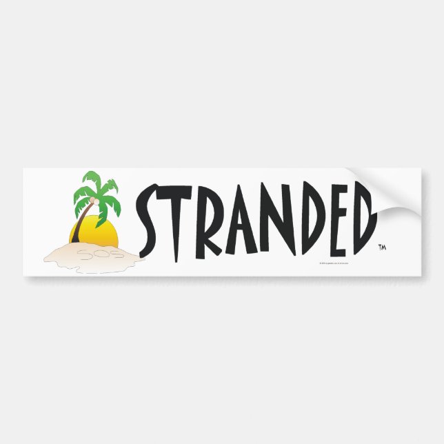 TEE Stranded Bumper Sticker (Front)