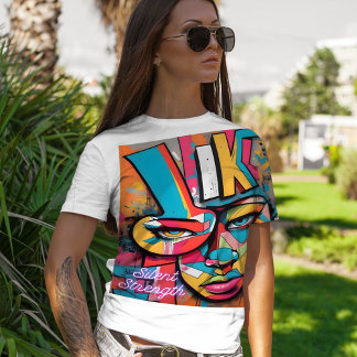 Tee T-Shirt urbain animé Graffiti Art