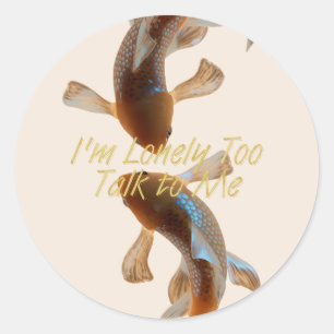 TEE Talk to Me Classic Round Sticker
