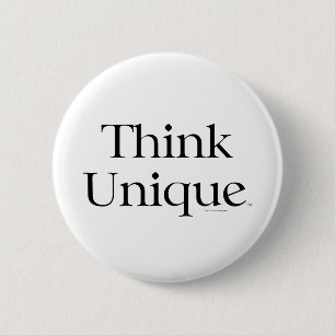 TEE Think Unique 2 Inch Round Button
