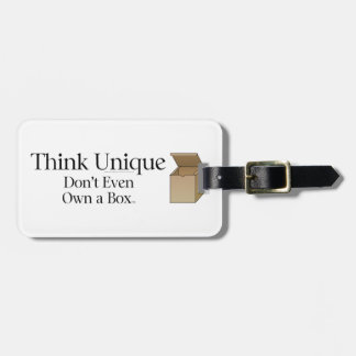 TEE Think Unique Luggage Tag