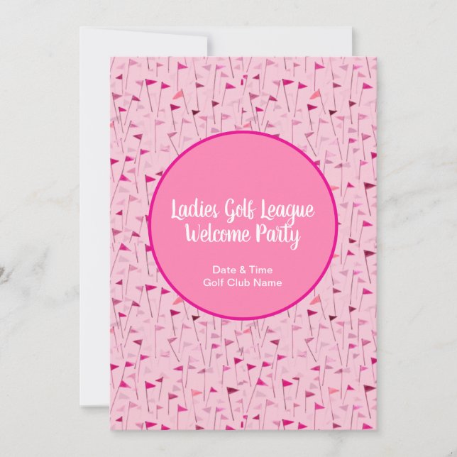 Tee Time Celebration – League Party Invite (Front)