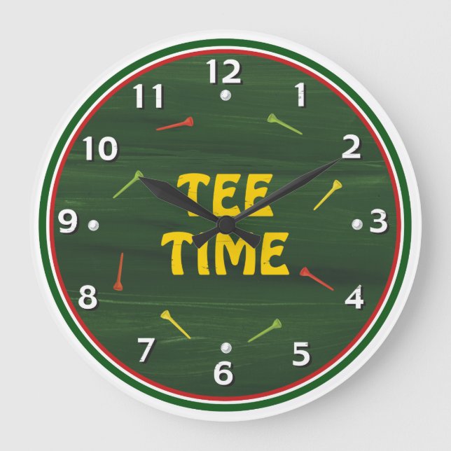 Tee Time Golf Clock (Front)