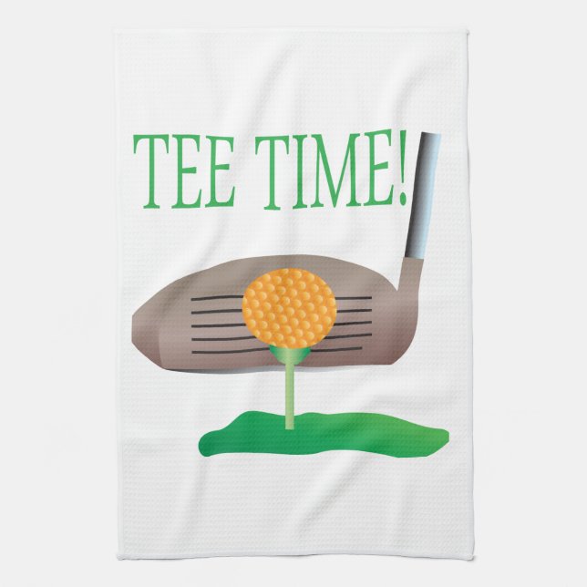 Tee Time Kitchen Towel (Vertical)
