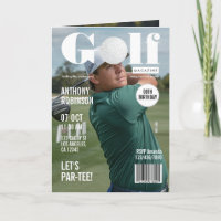 Tee Time Magazine-Themed Golf Party