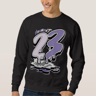 Tee To Match Jd 11 Low Pure Violet Dripping Number