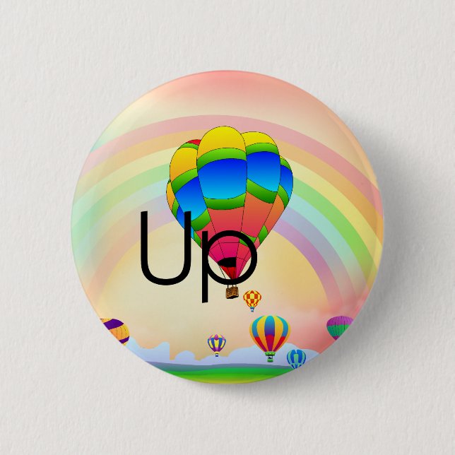 TEE Up 2 Inch Round Button (Front)