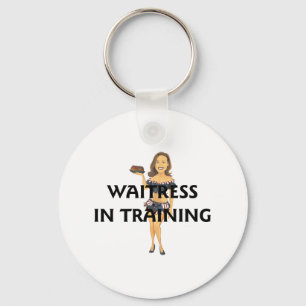 TEE Waitress In Training Keychain
