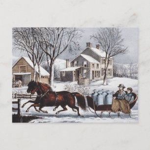 TEE Winter Ride Postcard