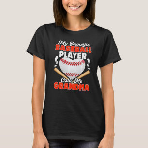 Tee Women My Favourite Baseball Player Calls Me G