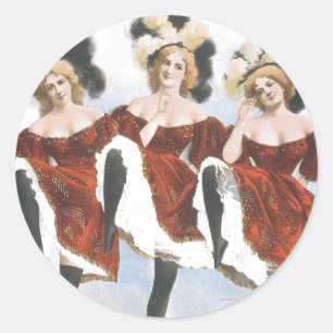 TEE Yes I Can Can Classic Round Sticker