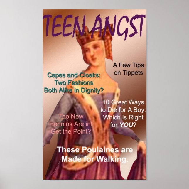 Teen Angst Magazine Cover Poster (Front)