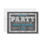 Teen Boy Birthday Invitation, Chalkboard, Blue
