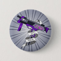 Teen Boy DPS Main Gamer Purple Cartoon Machine Gun