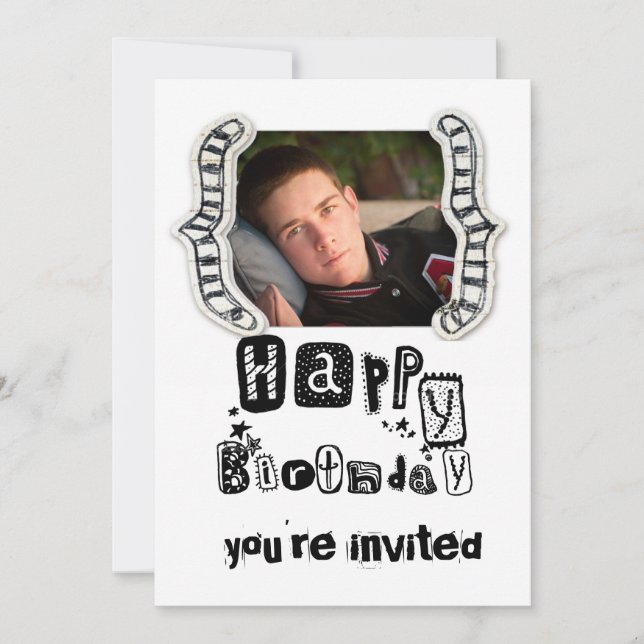 teen boy invites (Front)