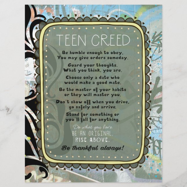Teen Creed (Front)