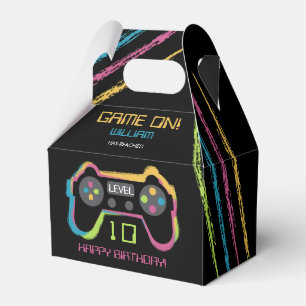 Teen Gaming Gamer Video Game Player Birthday Favor Box