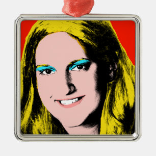 Teen Girl Custom Pop Art Keepsake Ornament