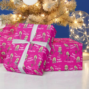Teen Girl Fun Times Wrapping Paper