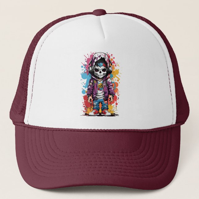 Teen Reaper: Urban Edge Trucker Hat (Front)