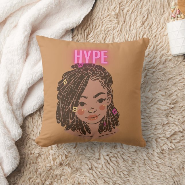 Teen Room Decor Throw Pillow (Blanket)