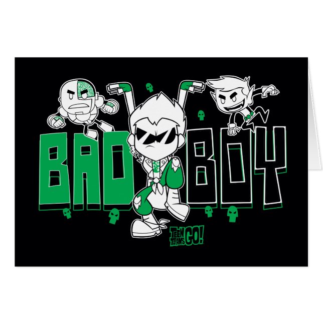 Teen Titans Go! | "Bad Boy" Robin, Cyborg, & BB (Front Horizontal)
