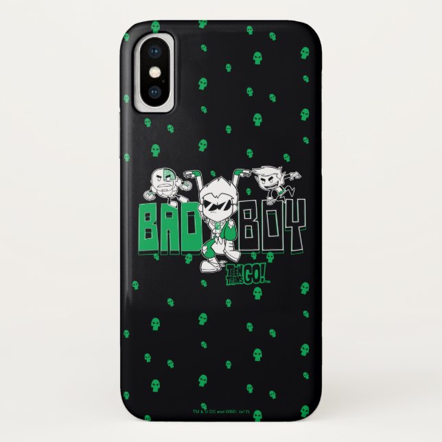 Teen Titans Go! | "Bad Boy" Robin, Cyborg, & BB Case-Mate iPhone Case (Back)