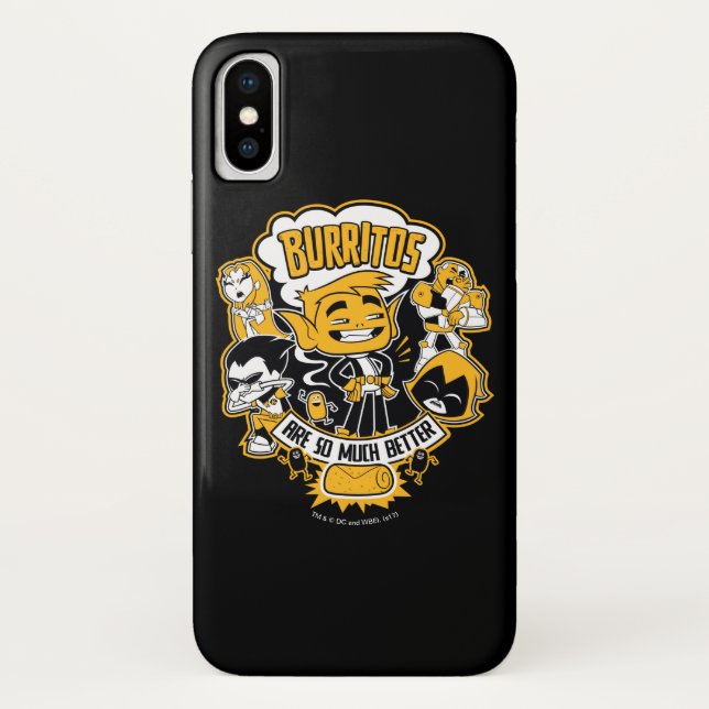 Teen Titans Go! | Beast Boy "Burritos Are Better" Case-Mate iPhone Case (Back)