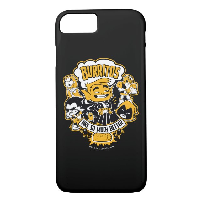 Teen Titans Go! | Beast Boy "Burritos Are Better" Case-Mate iPhone Case (Back)