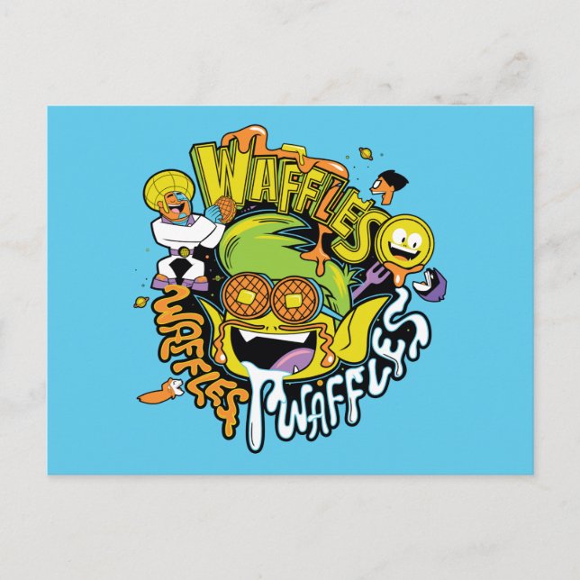 Teen Titans Go! | Beast Boy Waffles Postcard (Front)